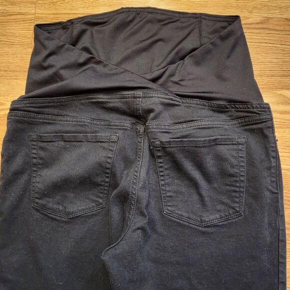 Isabel Skinny Jeans Women's Size 10 Black Denim Maternity Pants Stretchy - Picture 5 of 7